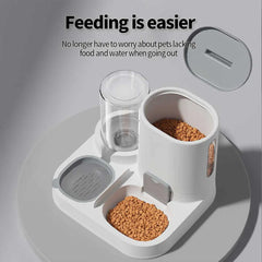 Mangeoire – Unité de consommation et d'alimentation à double usage – Pratique, Simple, Grande capacité –Convient aux chiens et aux chats de petite et moyenne taille