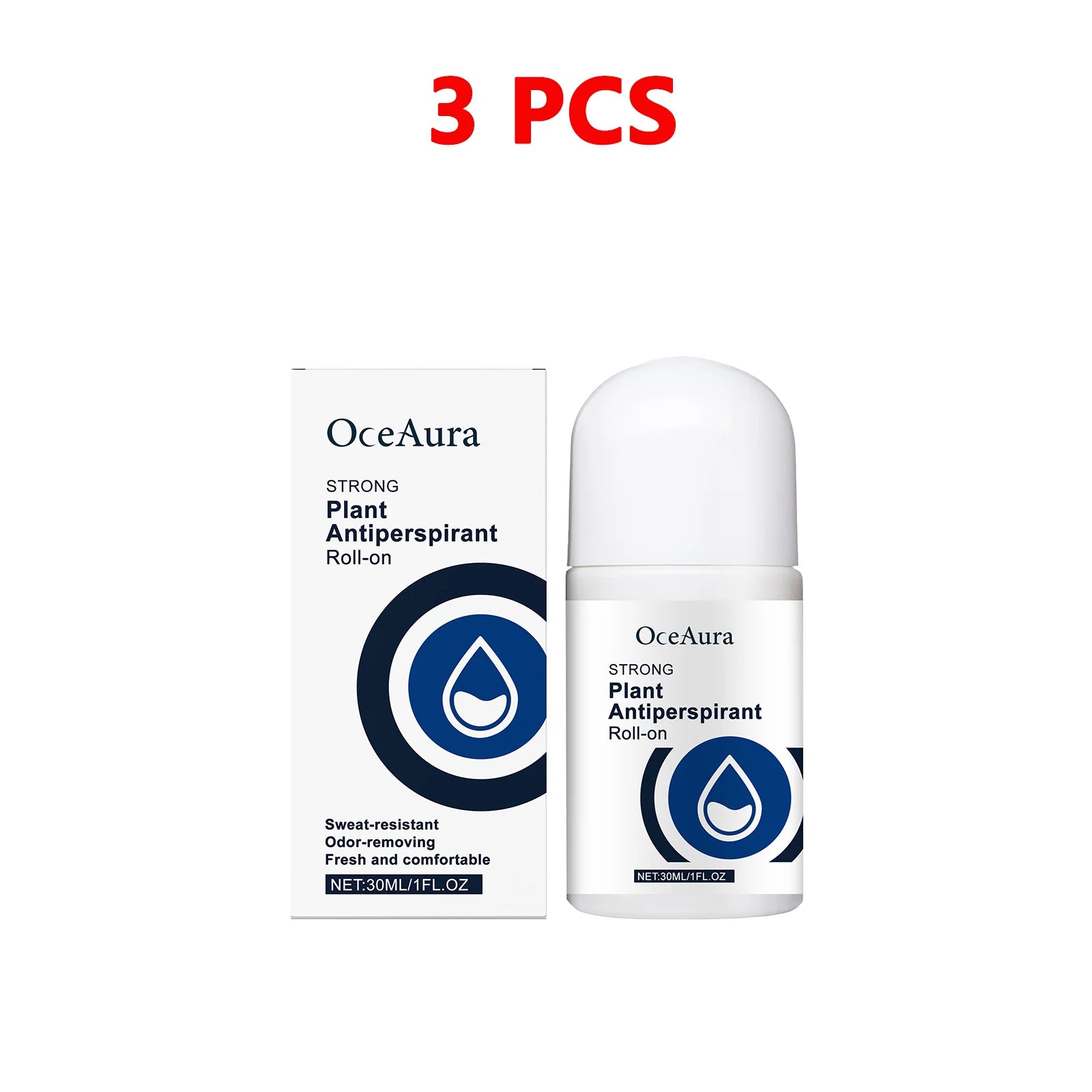 Déodorant anti-transpirant Roll-On, réduit la transpiration, dissolvant d'odeurs, aisselles, corps, bâton déodorant, séchage rapide, rafraîchissant durable pour hommes et femmes