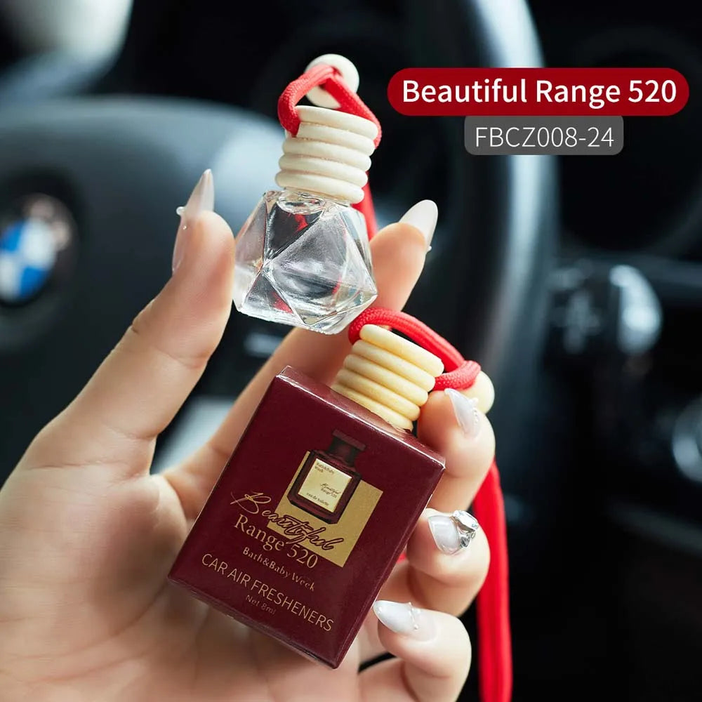 8ml Fresh Natural Car Scent Fruity Car Air Fresheners Sustainable Brand Coconut Peach Scent Jadec Car Pendant Deodorant