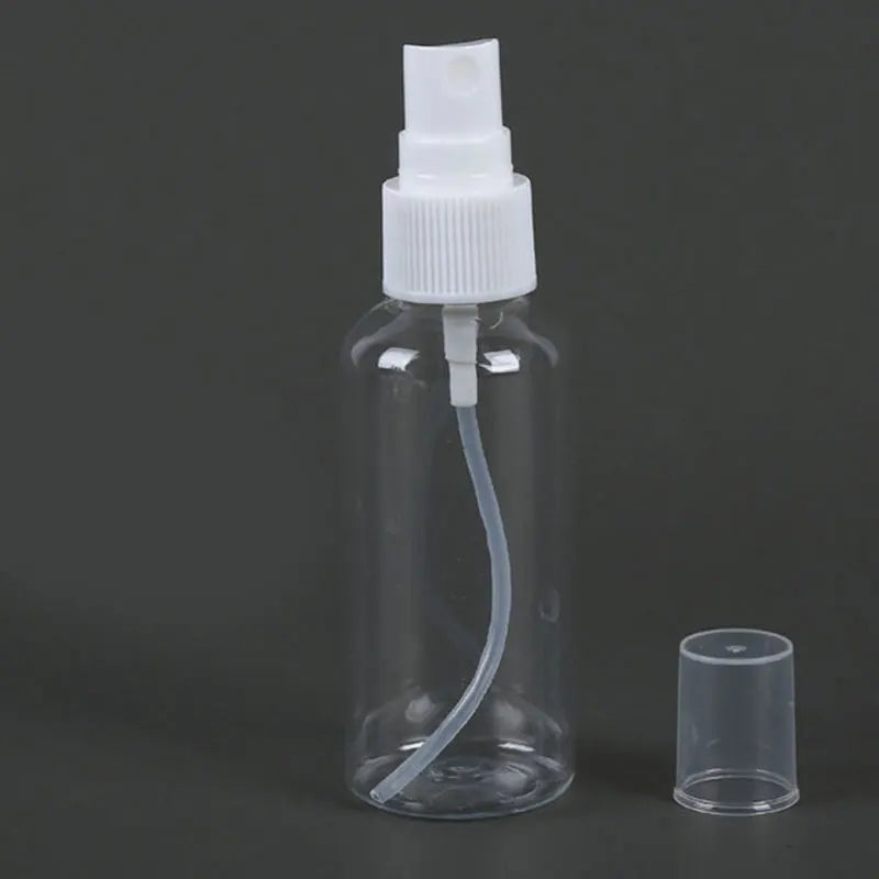 Flcopropriété pulvérisateur en plastique africain transparent, vaporisateur, liquide HI, accessoires de voyage, quotidien, 20 ml, 30 ml, 50 ml, 100ml