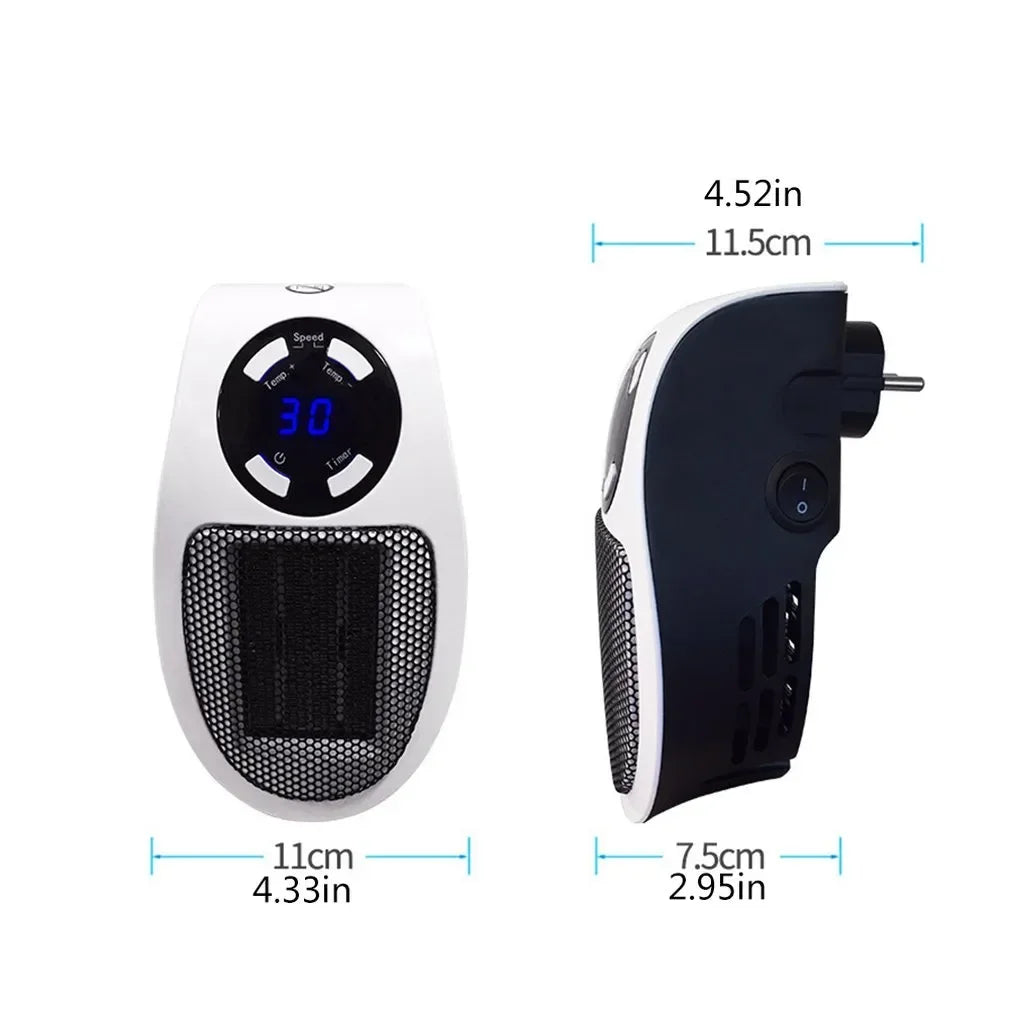 Chauffage Électrique Portable de 500W, Machine Chauffante à Distance, Appareil Ménager, Mini Religieux