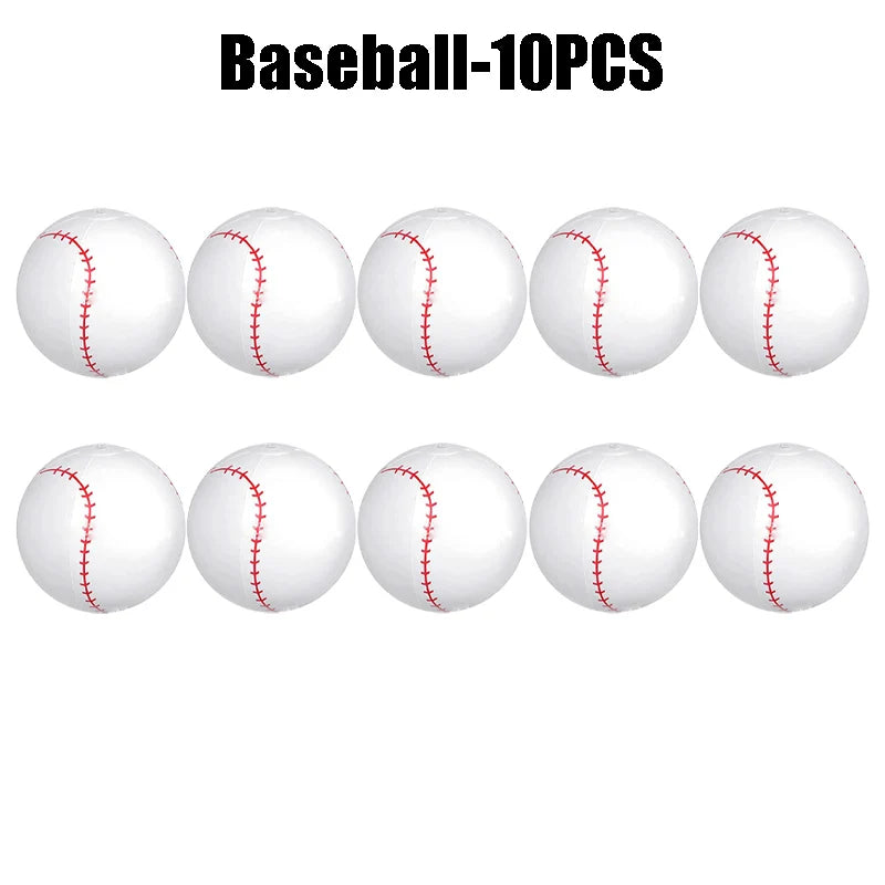 Inflatable beach balls: Baseball, beach basketball, beach soccer ball for children, toy ball, hello ball, summer sports, children's gift ball