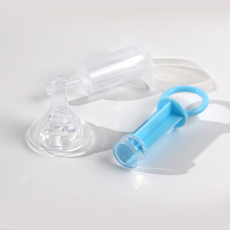 Mangeoire à sucette pour bébé, distributeur de médicaments liquides pour bébé, mangeoire à aiguilles en Silicone Anti-étouffement, mangeoire à eau, avec tasse de mesure de 20ml