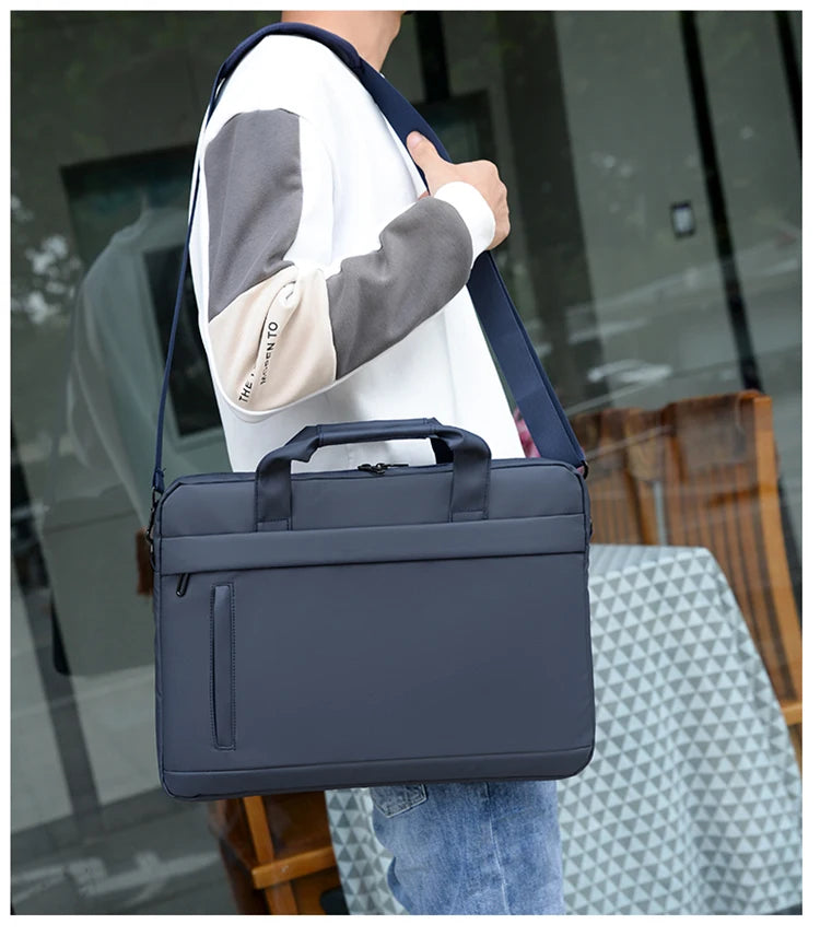 Sac pour ordinateur portable 15,6 pouces pour vêtements de travail quotidiens et sac à main de travail pour hommes et femmes
