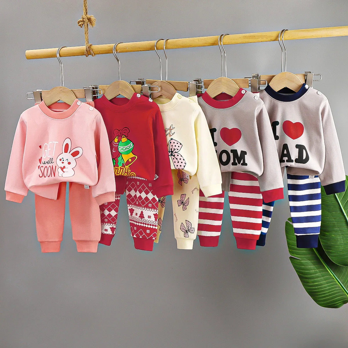 Vêtements pour enfants ensembles pour enfants vêtements pour enfants garçons filles coton automne hiver vêtements pantalons vêtements de nuit sous-vêtements
