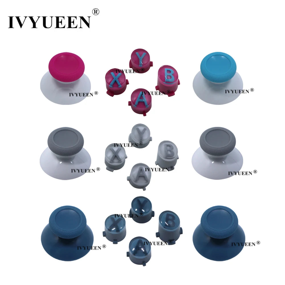 IVYUEEN pour XBox série X S XSS XSX contrôleur de base Joystick manettes bâton analogique ABXY Action boutons faciaux Kit pièces de réparation