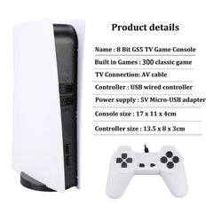 GS5 Console de jeu vidéo Mini TV Console de jeu portable manettes filaires jeu vidéo 300 jeu rétro sortie HD deux joueurs pour PS1 Etc.