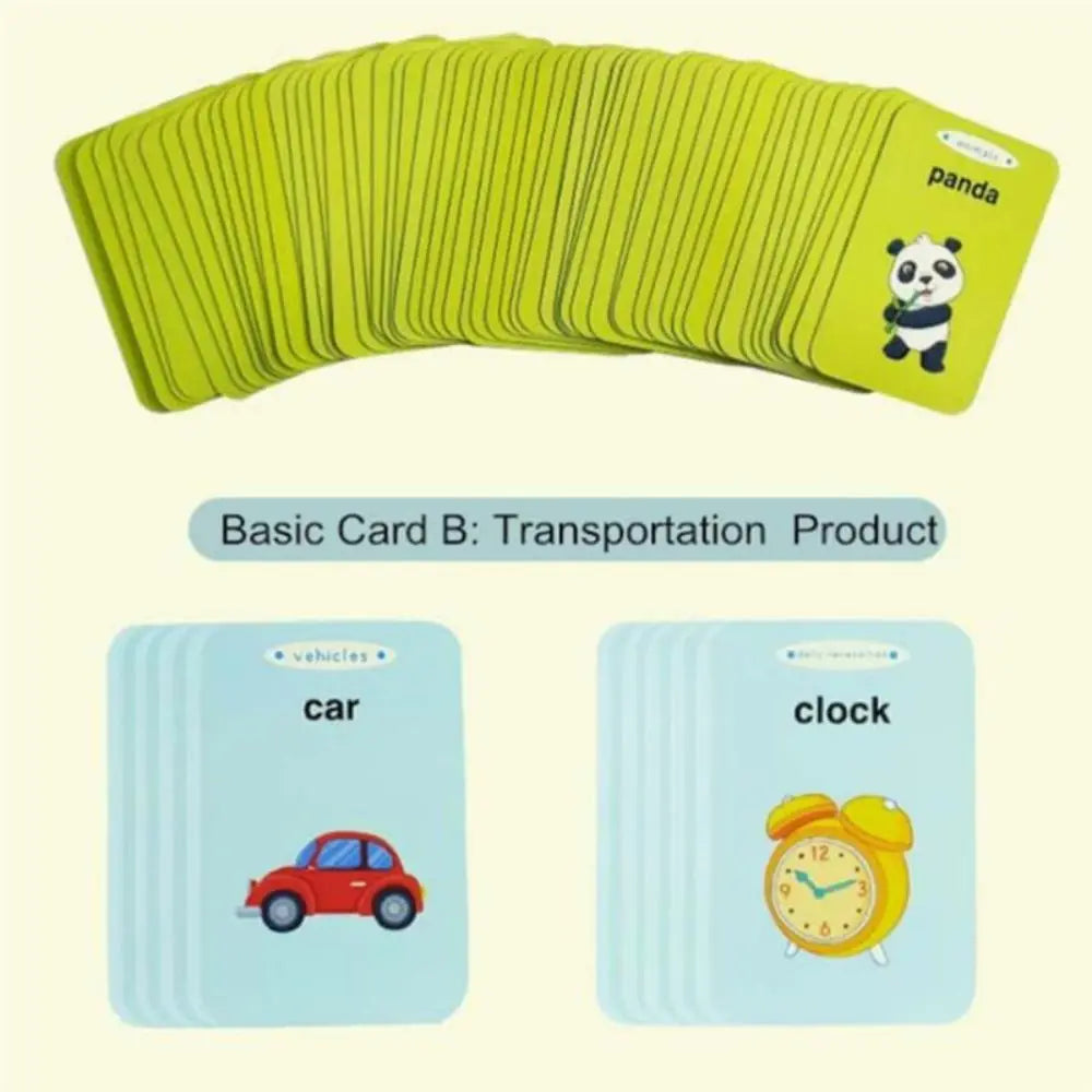 Cartes Flash parlantes d'apprentissage éducatif pour enfants de la maternelle, livre Audio électronique en langue anglaise, jouets pour apprendre les mots anglais