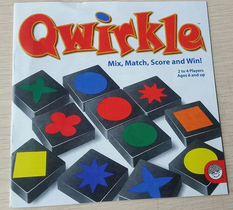 Qwirkle - Explore wooden games for children and adults, parent-child play toy, leisure, learning, gifts, new
