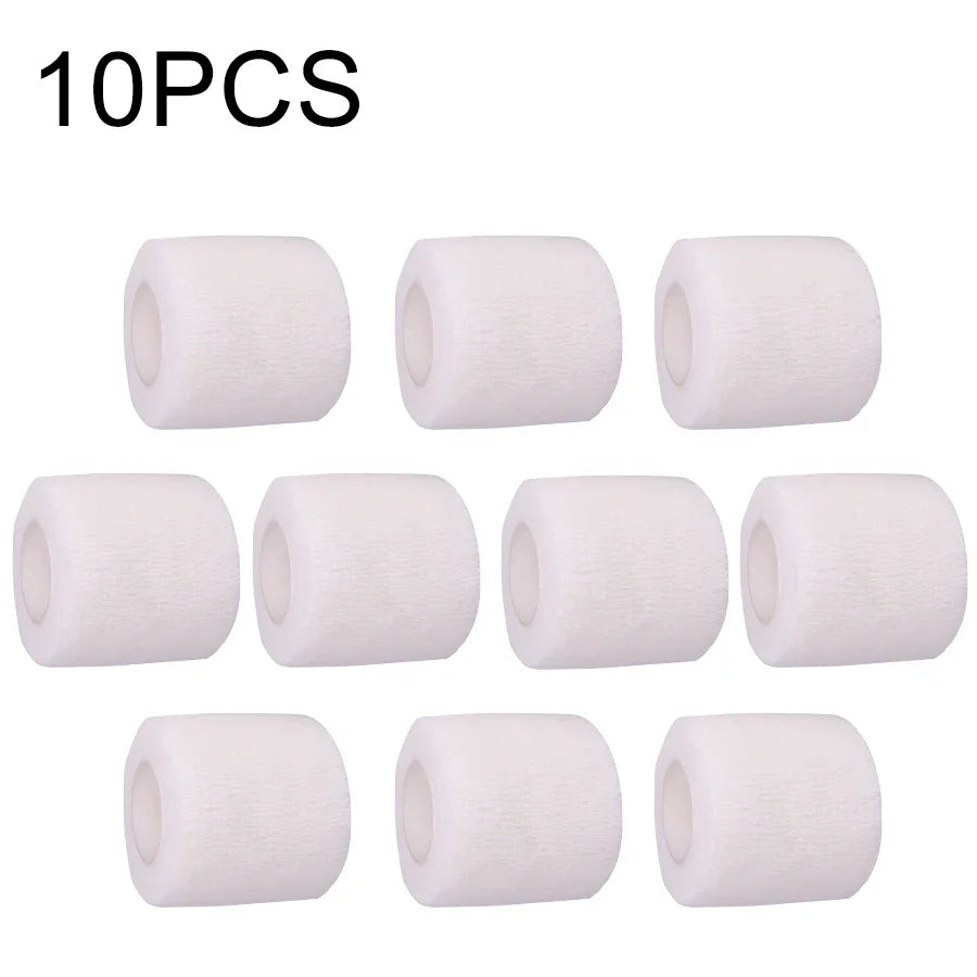 Bandages auto-adhésifs noirs, 10/20 pièces, élasticité cohésive, respirants, imperméables, bande de sport, poignet, cheville, premiers secours