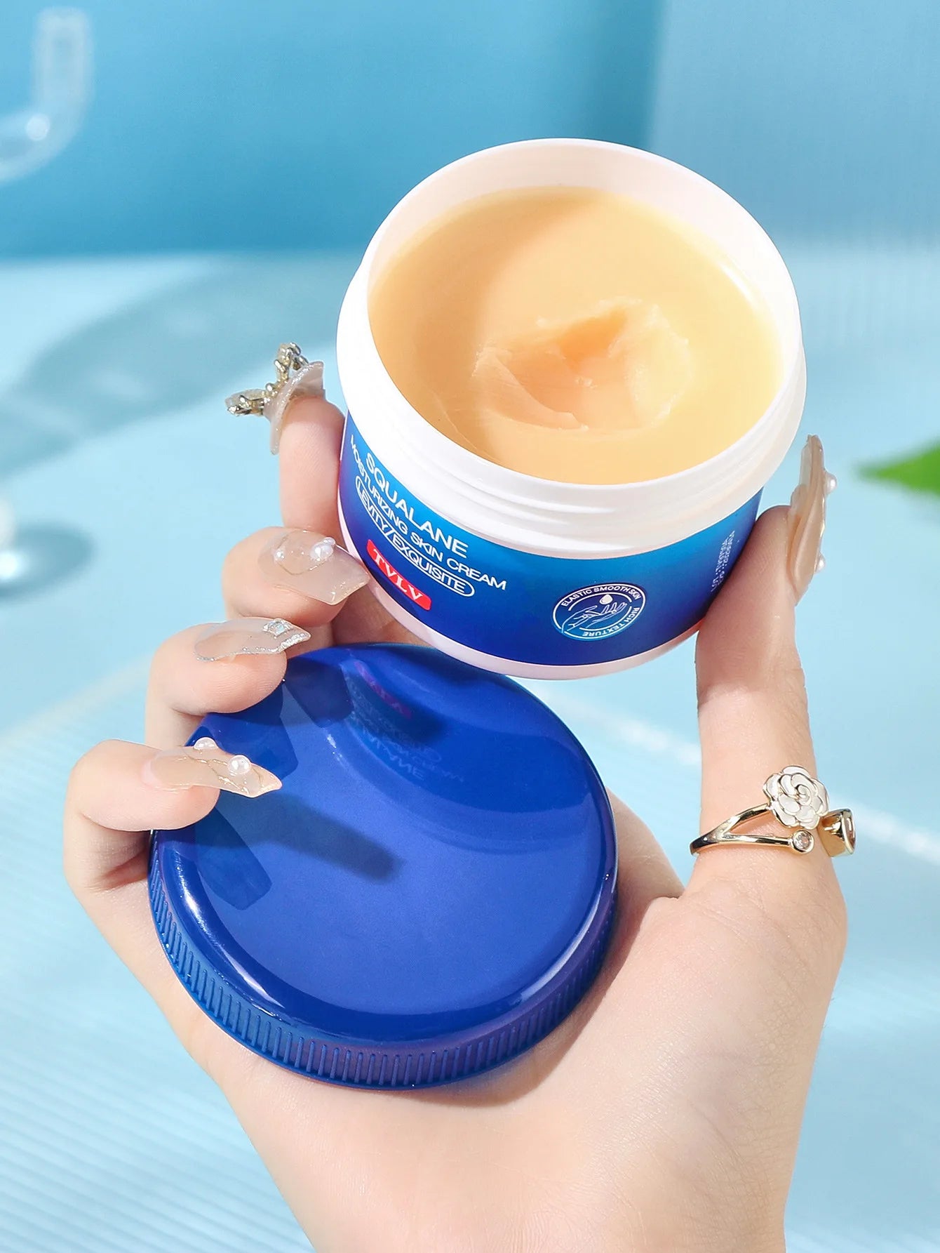 Crème au Squalane ultra-nourrissante pour peaux sèches et rugueuses, hydratant en profondeur, prévient les fissures, la sécheresse, rafraîchissante mais non grasse
