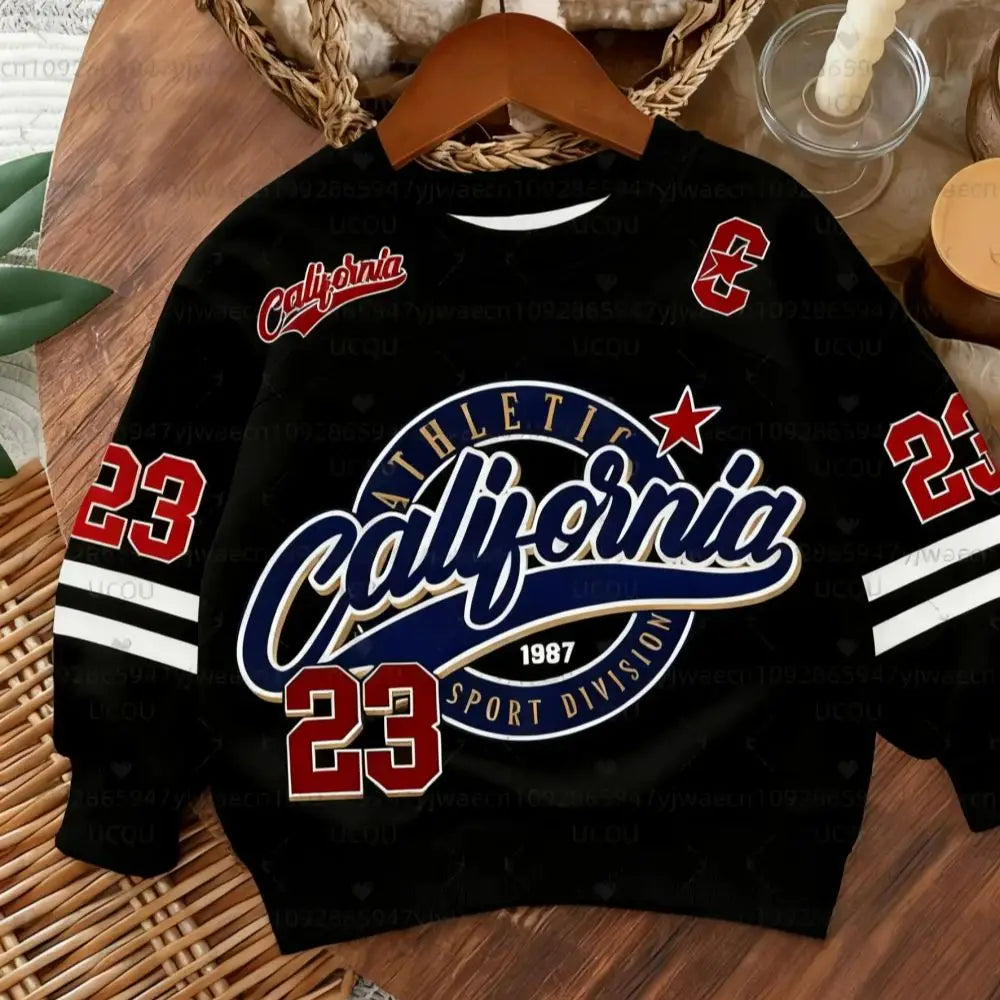 Pulls californiens pour garçons et filles, imprimé en 3D, pull à manches longues, décontracté, dessin animé, pour hommes et femmes, Parent-enfant