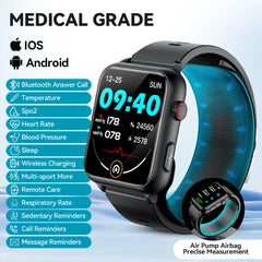 2025 nouvelle montre intelligente NOYAFA précision mesure de la pression artérielle moniteur de santé Smartwatch hommes 320*386 IPS écran couleur