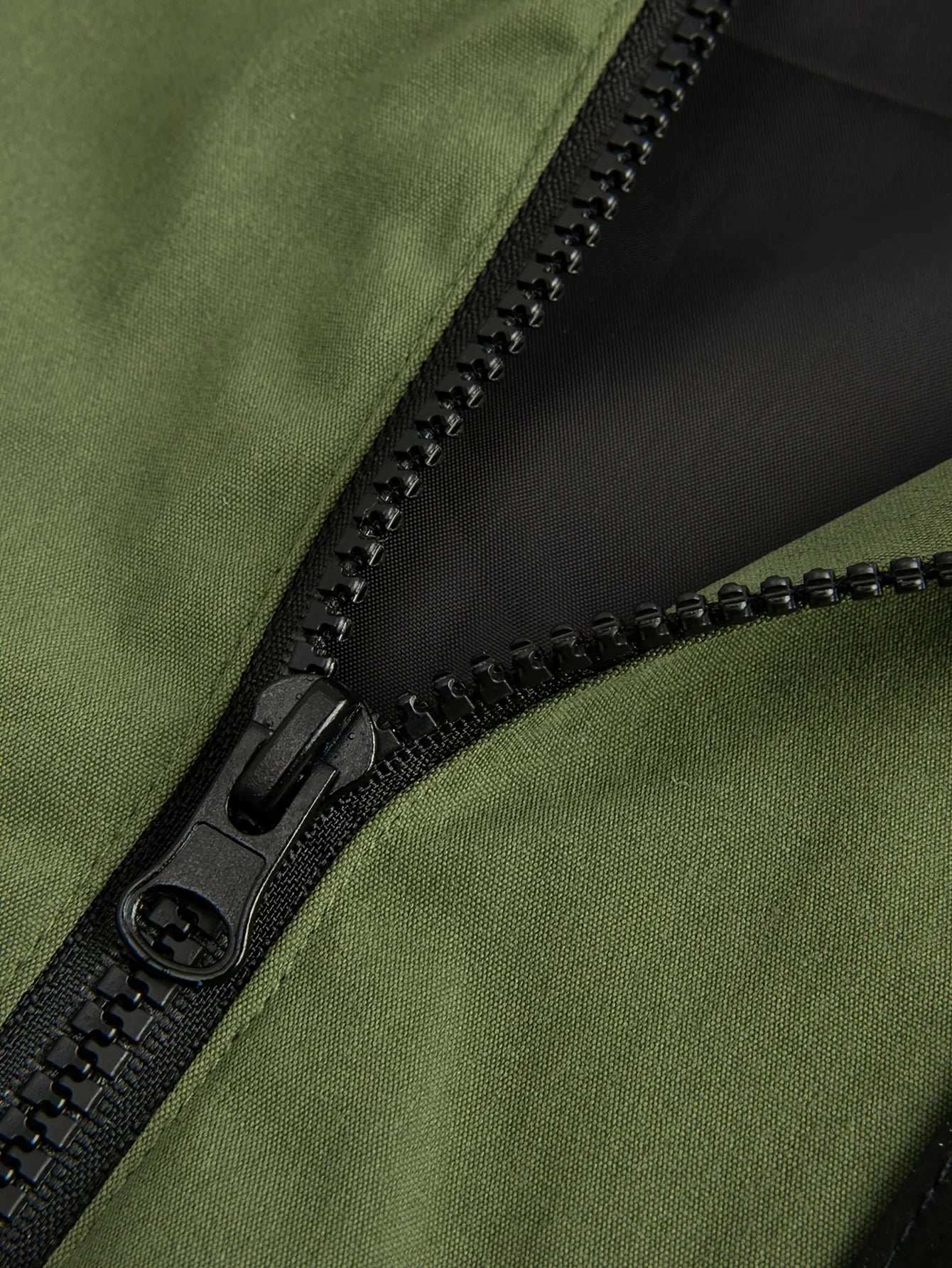Men's fashionable casual jacket with hood and drawstring, solid color, suitable for spring and autumn casual wear