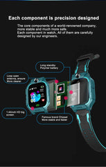 Q19B enfants montre intelligente SOS appel téléphonique localisation Tracker Anti-perte caméra écran tactile étanche étudiant montre-bracelet