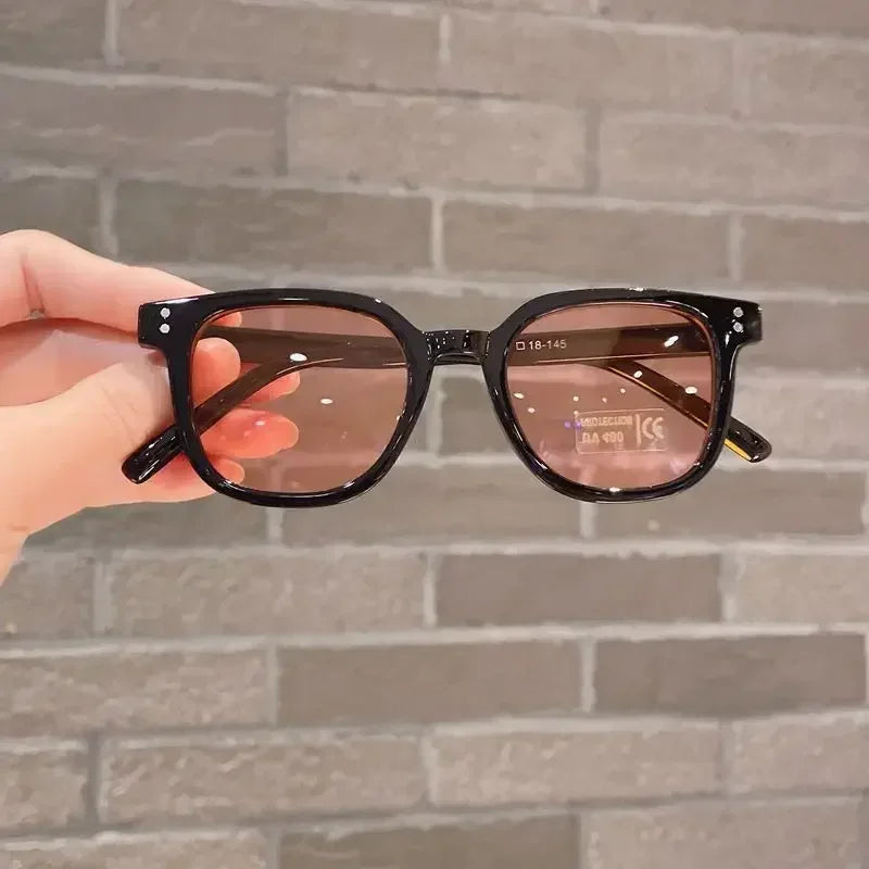 Lunettes de soleil pour enfants Vintage carré UV400 lunettes de soleil en plein air mignon fille garçon mode lunettes Protection classique enfants lunettes de soleil