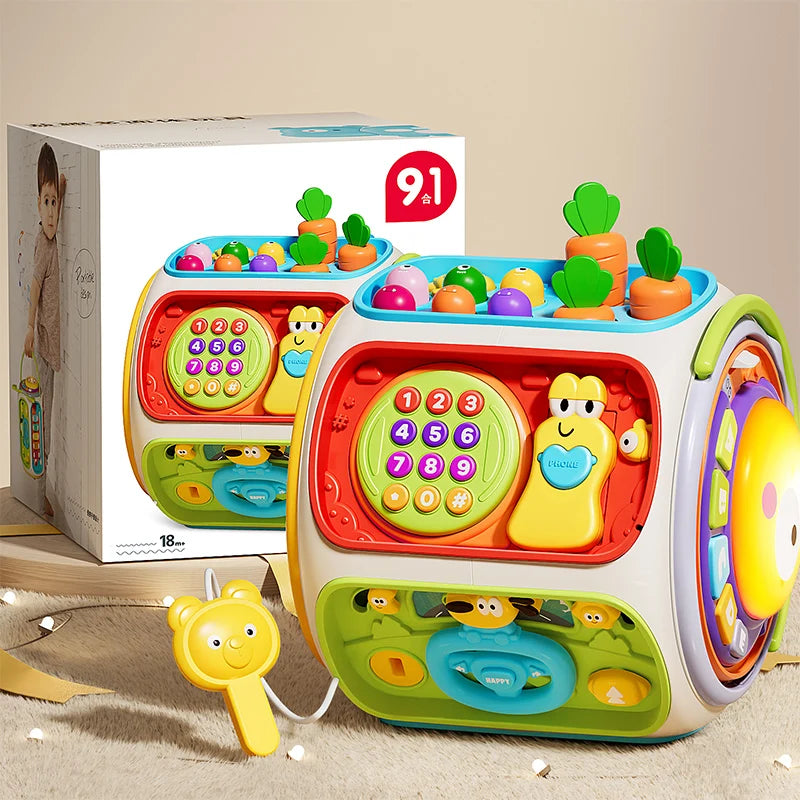 Jouets sensoriels Montessori pour enfants, jeux de développement cognitif avec tri des couleurs et activités d'apprentissage des formes, cadeaux de 3 ans