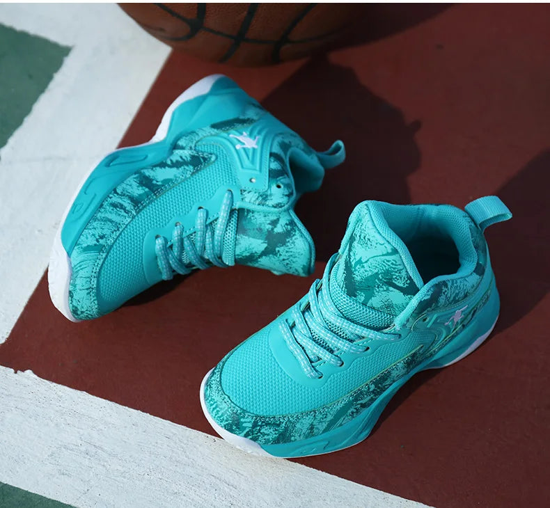 Chaussures de Basket-ball pour enfants, baskets d'extérieur antidérapantes, de sport, de course, d'entraînement, de marche