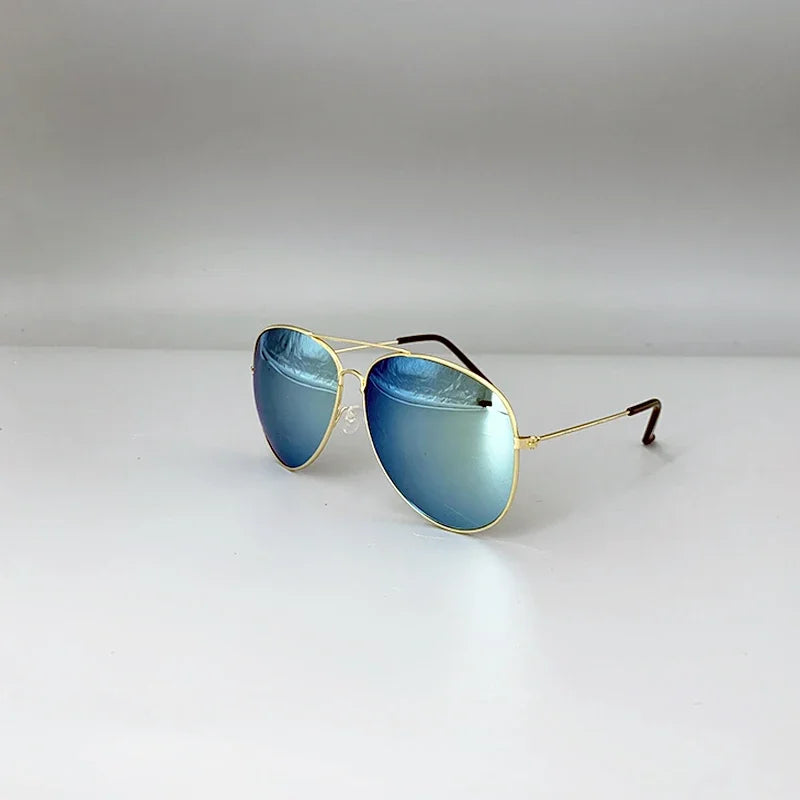 Vintage sunglasses for men and women, metal frame, fashionable shades, for outdoor sports, new 2024 collection