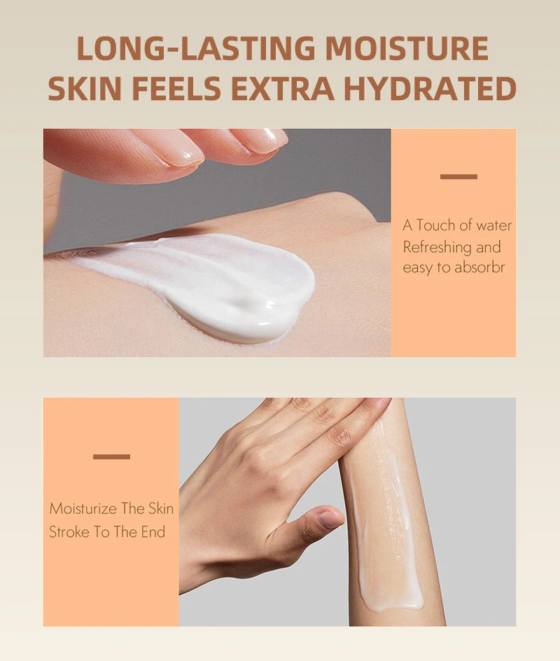 Crème éclaircissante pour le corps, 500ml, collagène, vitamine C, rétinol, Niacinamide, hydratante longue durée, Lotion pour le corps, soins pour la peau