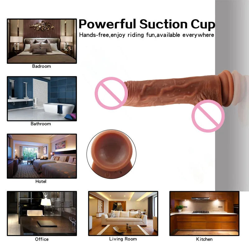 Adult sex toys, automatic retractable vibrating dildos, female masturbation sex toys, vibrating toys inserted into the penis