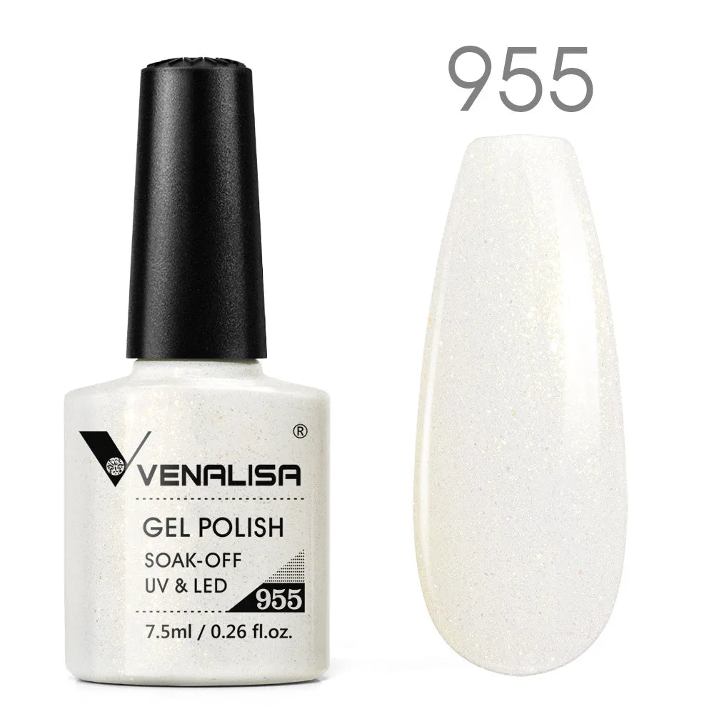 Venalisa vernis à ongles Gel à paillettes réfléchissantes couleur néon couverture complète Pigment Nail Art manucure tremper l'émail vernis Gel UV