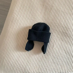 Bonnet en tricot coréen pour bébé, bonnets solides pour enfants, bonnet pour enfants, bonnets de protection des oreilles pour filles et garçons, automne et hiver