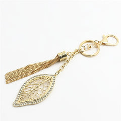 Accessoires en métal, bijoux en métal, porte-clés, pendentif feuille, petits ornements suspendus, accessoires de quincaillerie pour vêtements