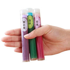 Sandalwood incense burner, 1 bottle/50 sticks, spice scent, natural aroma, air freshener