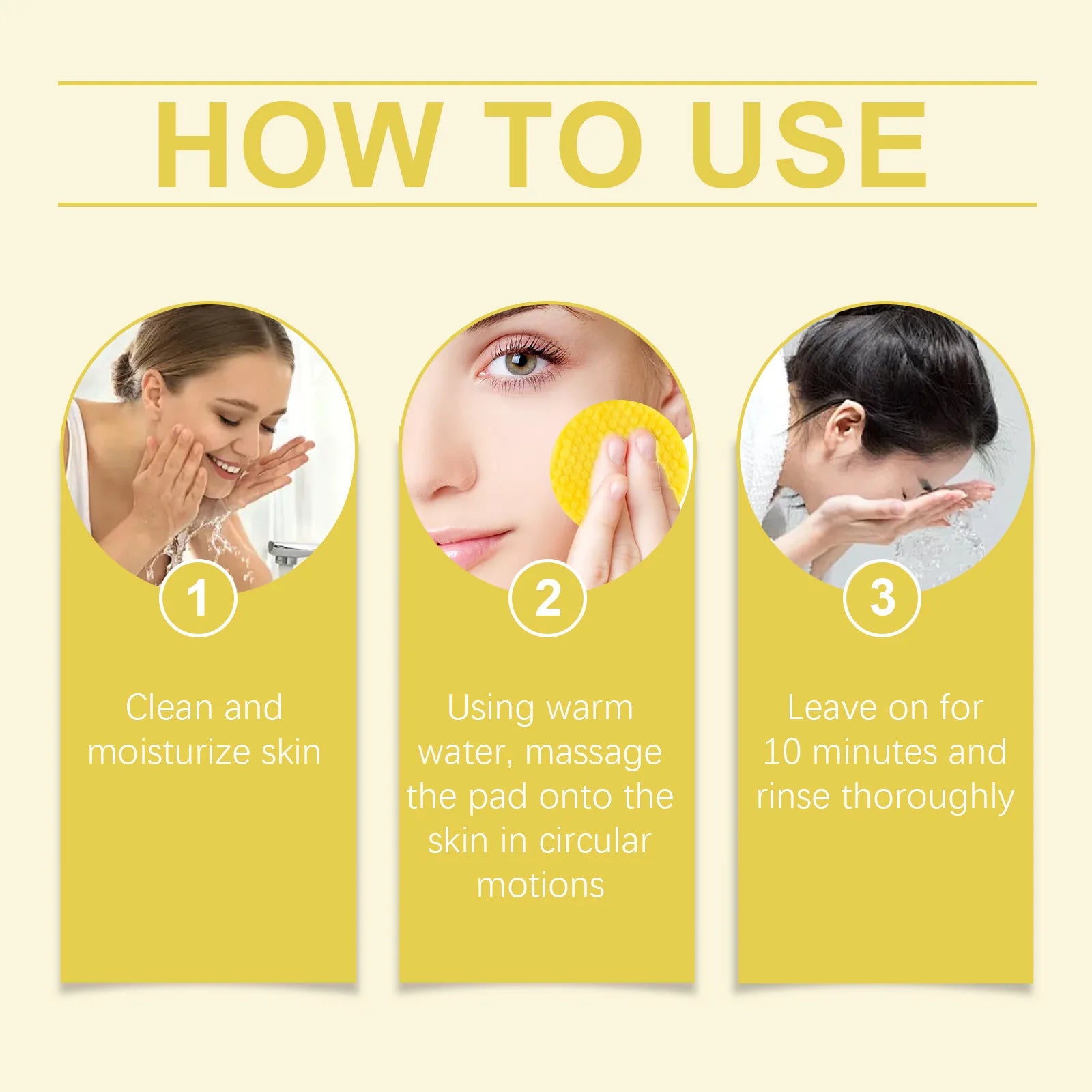 Nettoyant au curcuma, contrôle de l'huile, élimination des taches foncées, Anti-acné, nettoyage en profondeur, rétrécissement des pores, crème hydratante à la vitamine C