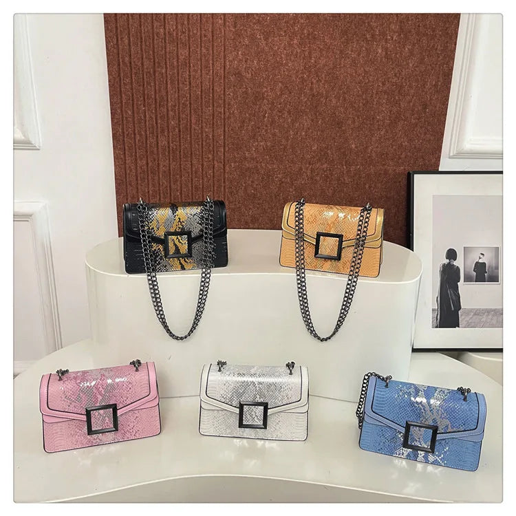 Sac à bandoulière simple pour femmes, style coréen, à la mode, design de niche décontracté, chaîne polyvalente, exquis, style occidental