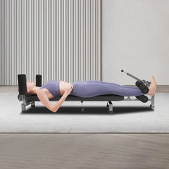 Extendable backrest decompression bench, inversion table, home workout bench, weight capacity up to 330 lbs