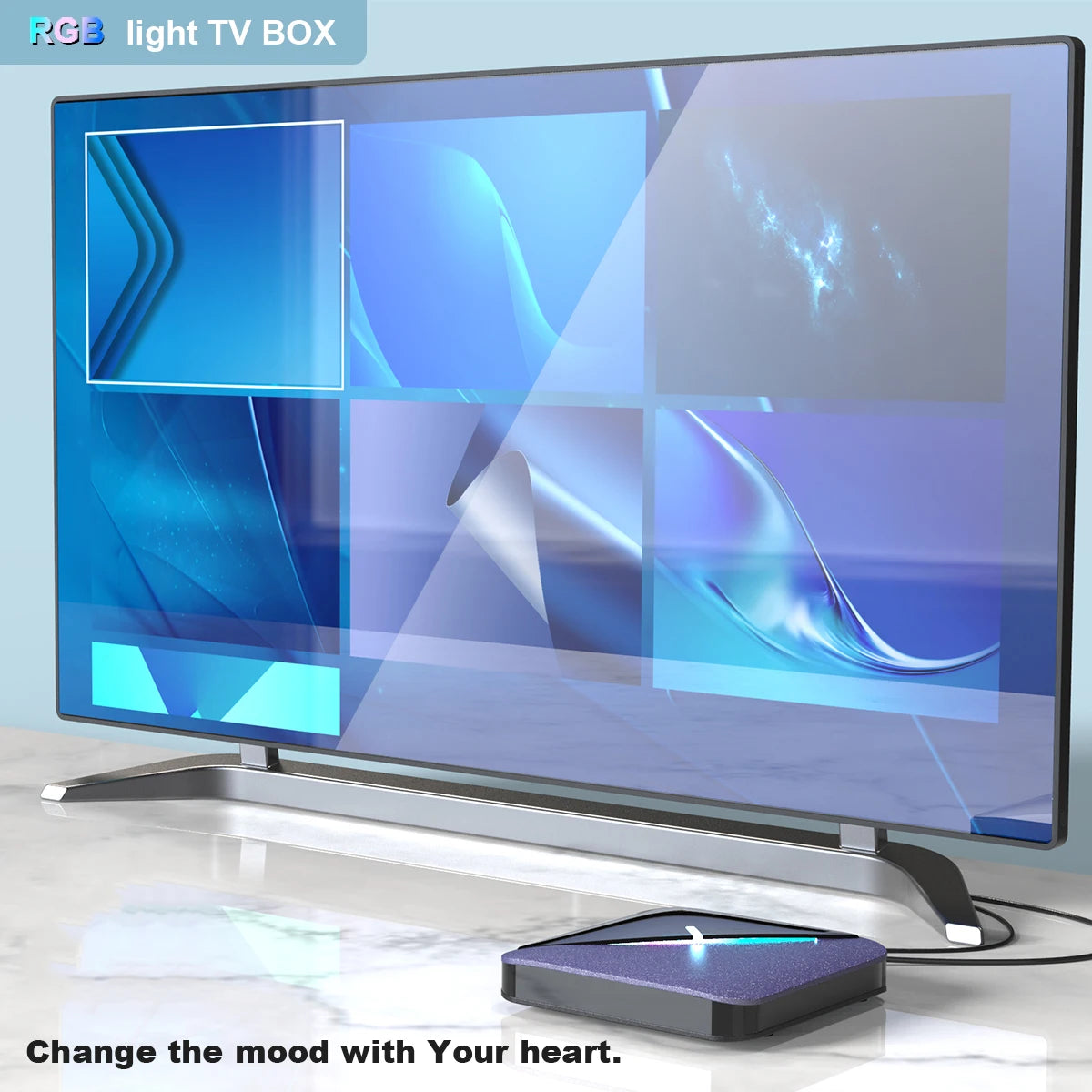Boîtier Smart TV Android 11, A95X F3AirII, Amlogic S905Y4 BTpig, 4 Go RAM, 64 Go ROM, 4K, Vidéo RGB Light, 2024G, 5G, Touriste, Wifi, Décodeur Dean, 2.4
