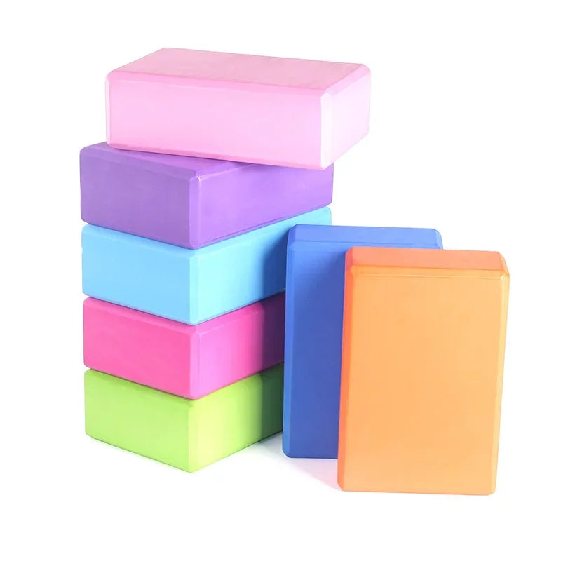 Blocs de gymnastique EVA, brique en mousse, exercice d'entraînement, ensemble de Fitness, outil, traversin de Yoga, coussin d'étirement, façonnage du corps, blocs de Yoga