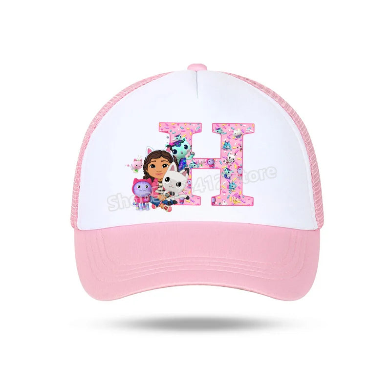 Gabby Dollhouses enfants casquettes de Baseball dessin animé Anime chapeau décontracté Sports de plein air chapeau de soleil réglable casquette à visière fille mignon cadeau d'anniversaire