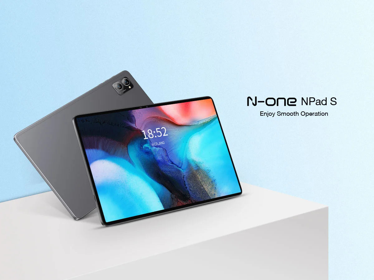 N-ONE NPad S 2023 10.1 pouces Tablette Pad 1280X800 HD 4GB 64GB Android 12 MTK8183 8-Cores 6600mAh Double WIFI BT5.0 Tablettes