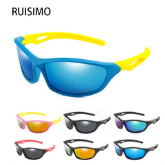 Enfants garçon sport lunettes de soleil TR90 Cool lunettes de soleil lunettes extérieures Protection UV lunettes équilibre voiture glisser nuances enfants lunettes