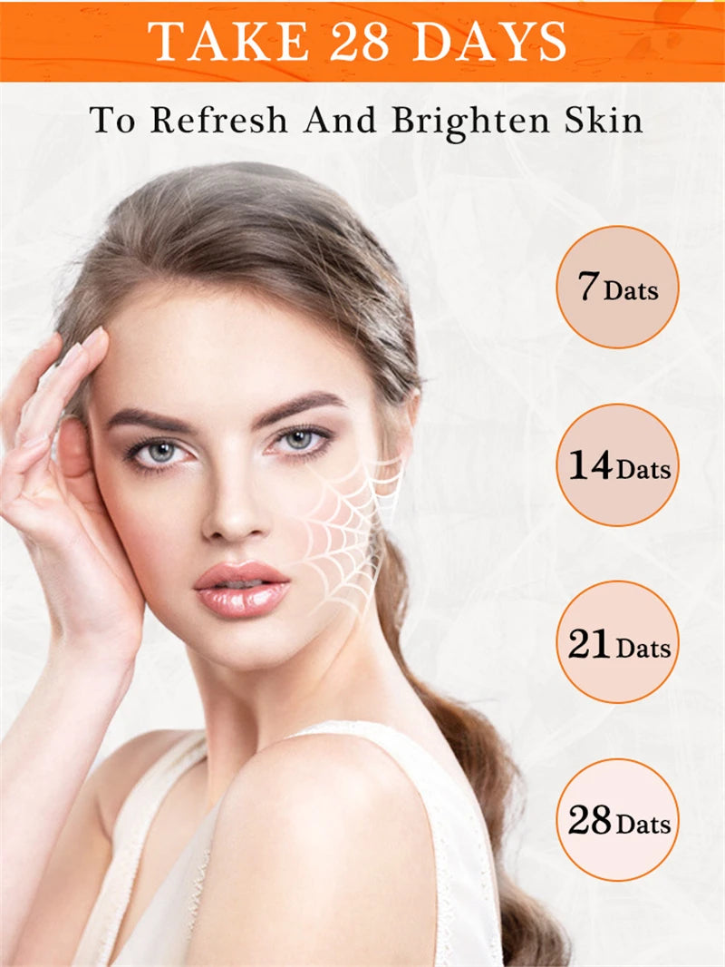 Crème éclaircissante pour le visage à la vitamine C, hydratante, émolliente, élimination des taches foncées, raffermissante, Anti-vieillissement, réparation, soins pour la peau