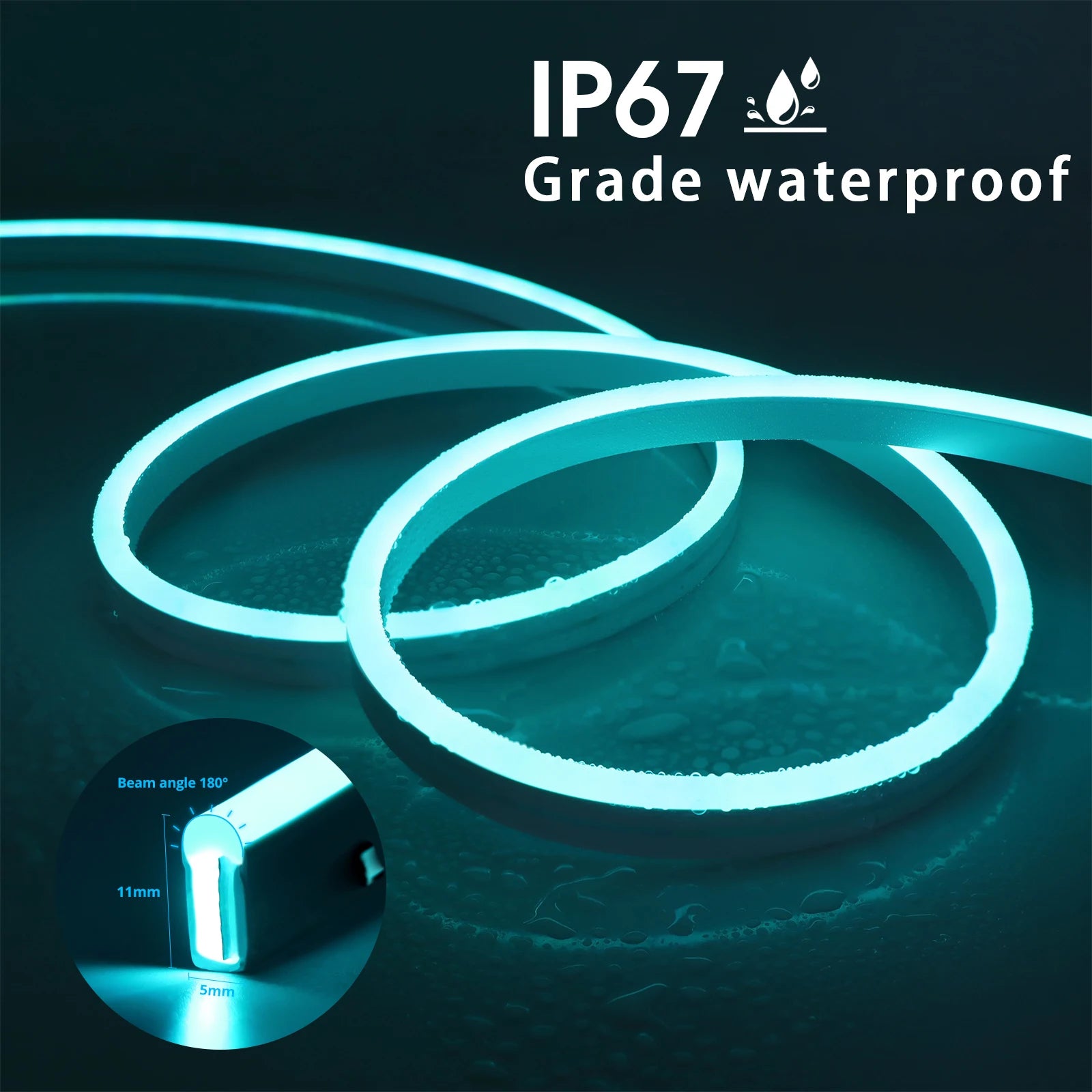 5V USB RGB néon LED bande Bluetooth App avec télécommande étanche néon bande RGB bande pour la décoration de la pièce à la maison éclairage