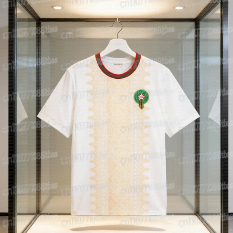 Nouveau T-shirt de football Monaco imprimé en 3D pour parents et enfants 2026 – Séchage rapide pour sports de plein air