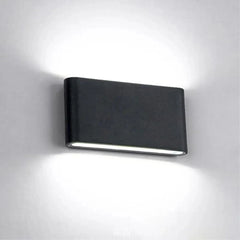 Modern Waterproof Outdoor 12W LED Wall Lamp IP65 Aluminum Up and Down Wall Sconce Garden Porch Decorative Light 110V 220V