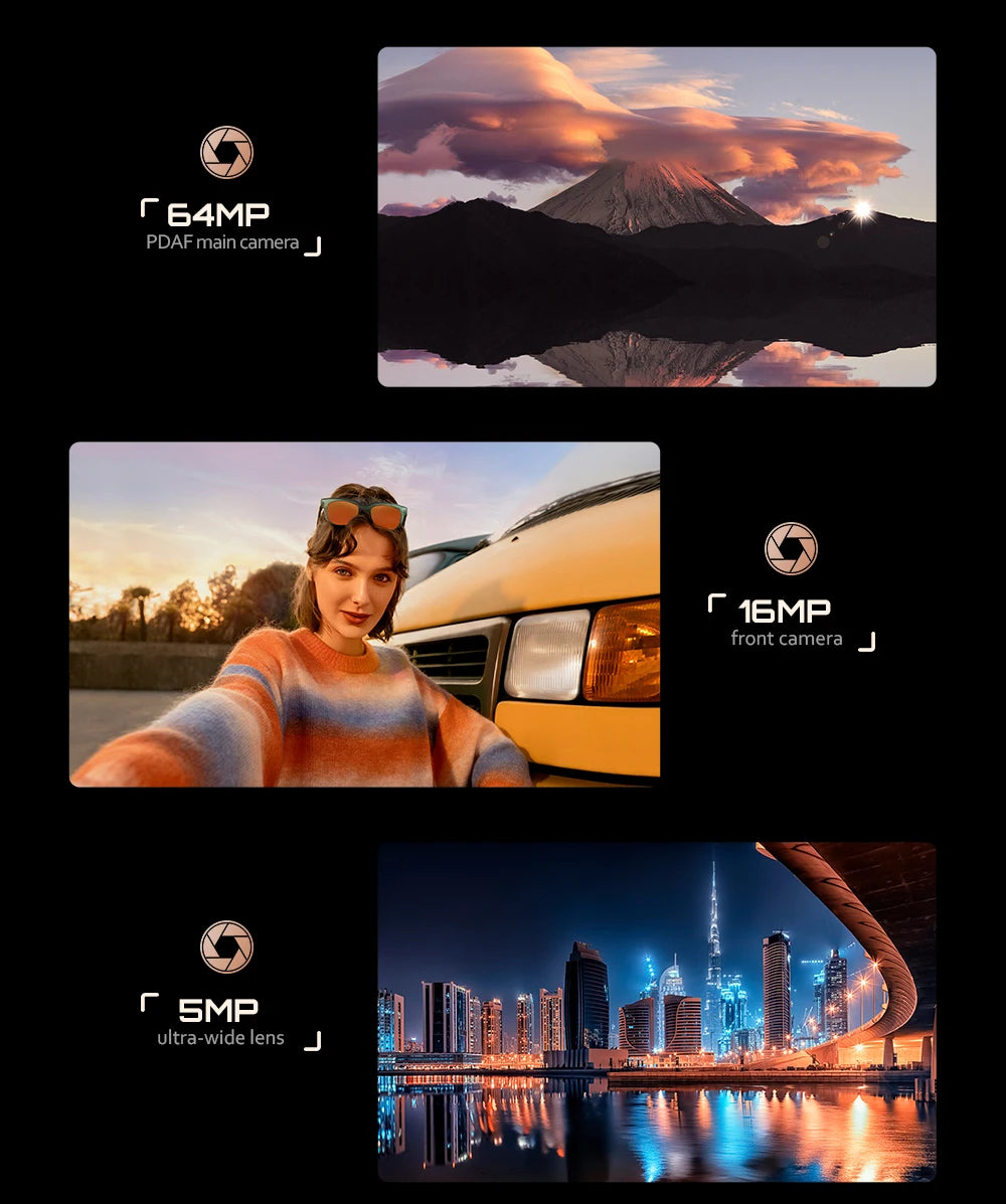 Smartphone Android 15 Cubot P90, écran 6,88 pouces 120 Hz, 24 Go  RAM (12 + 12 Go étendus), 256 Go ROM, processeur G100 Octa-core 2,2 GHz, appareil photo 64 MP, 5100 mAh, NFC, double haut-parleur, telephone portable 4G