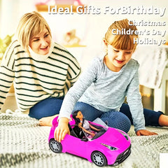 Modèle de voiture enfants jouets voiture en plein air enfants jeu maison de poupée accessoires pour 30 cm fille poupée bricolage anniversaire cadeau de noël jouet