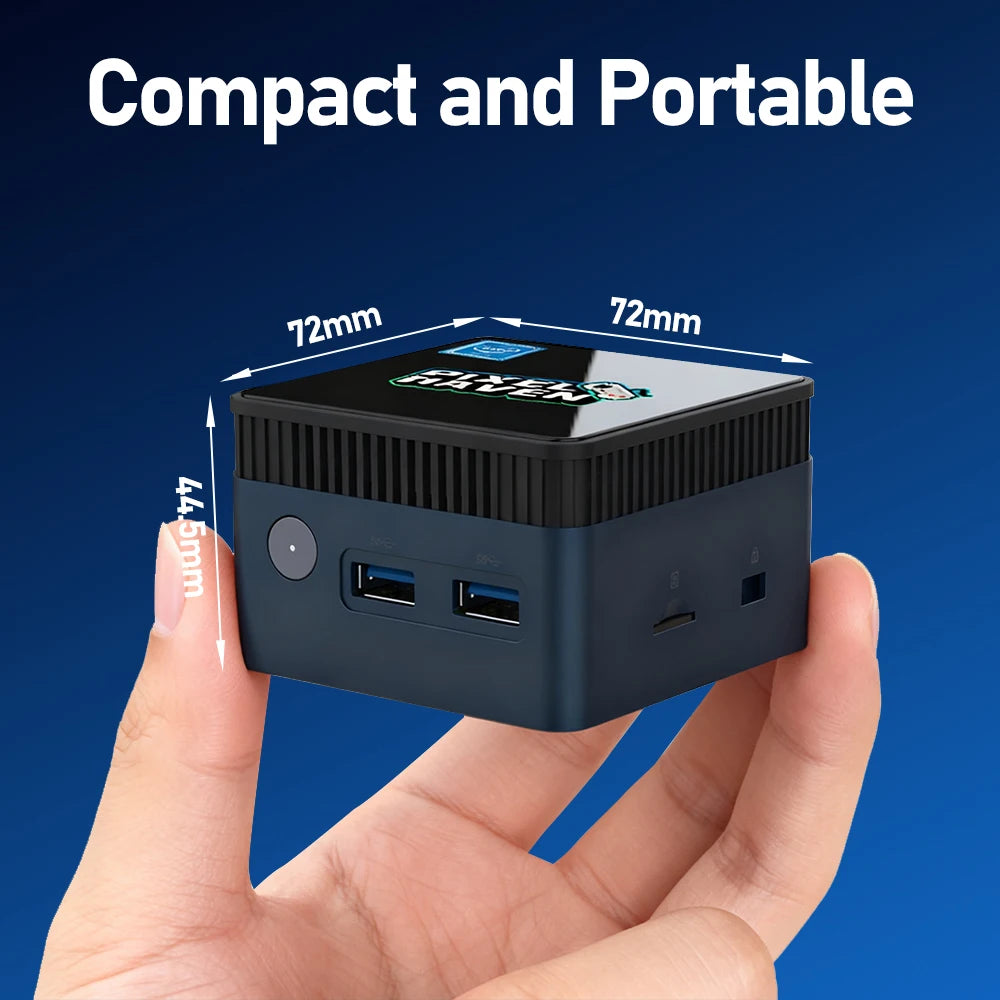 Mini PC avec plus de 38000 jeux et 48 émulateurs, Console de jeu pour PS3/PS2/Wii/WiiU/N64/NES/NDS Windows 11, Retrobat et Playnite N100