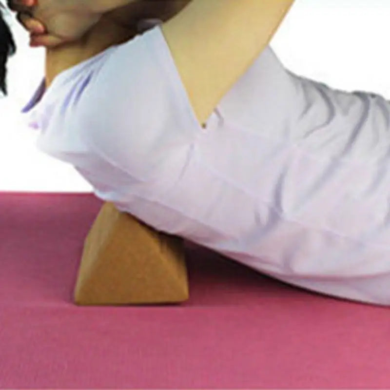 Bloc de Yoga en liège, brique en mousse EVA pour débutants, accessoires de Yoga, Pilates, exercice d'entraînement, brique triangulaire