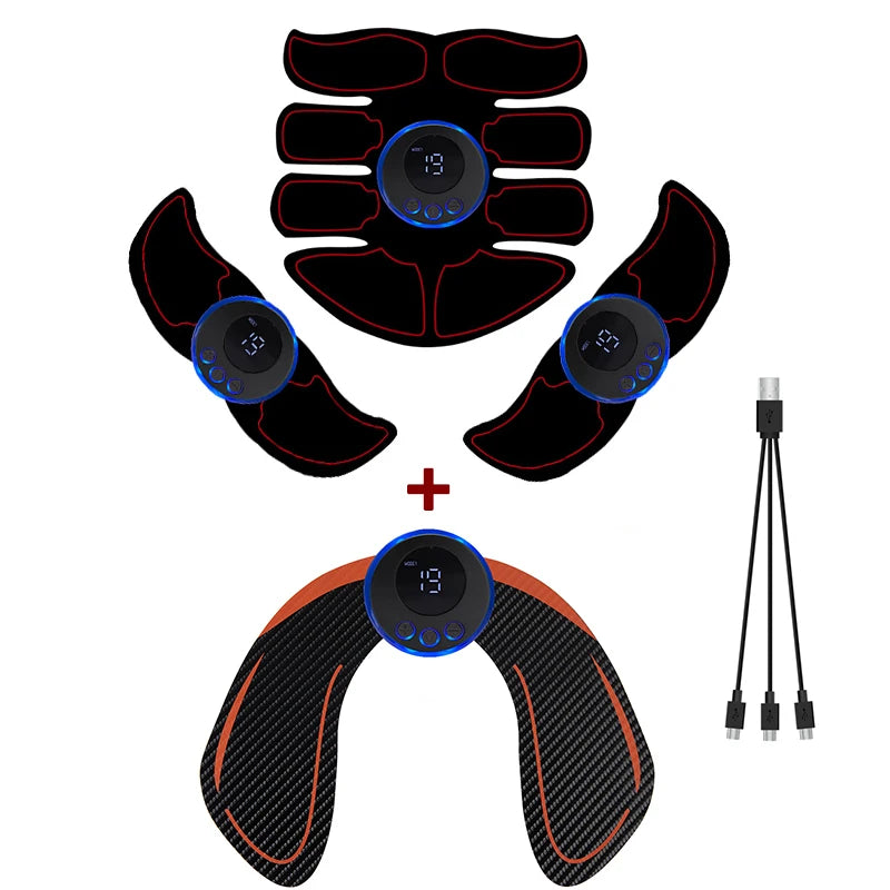 Thérapie de massage électrique EMS, stimulateur musculaire aste par USB, instituts photo, méridien numérique, masseur complet du corps, fitness