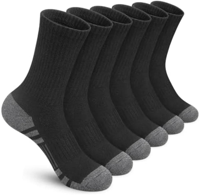 8 pièces chaussettes de sport amorti respirant chaussettes de course haute performance et durables chaussettes de sport de plein air pour hommes et femmes