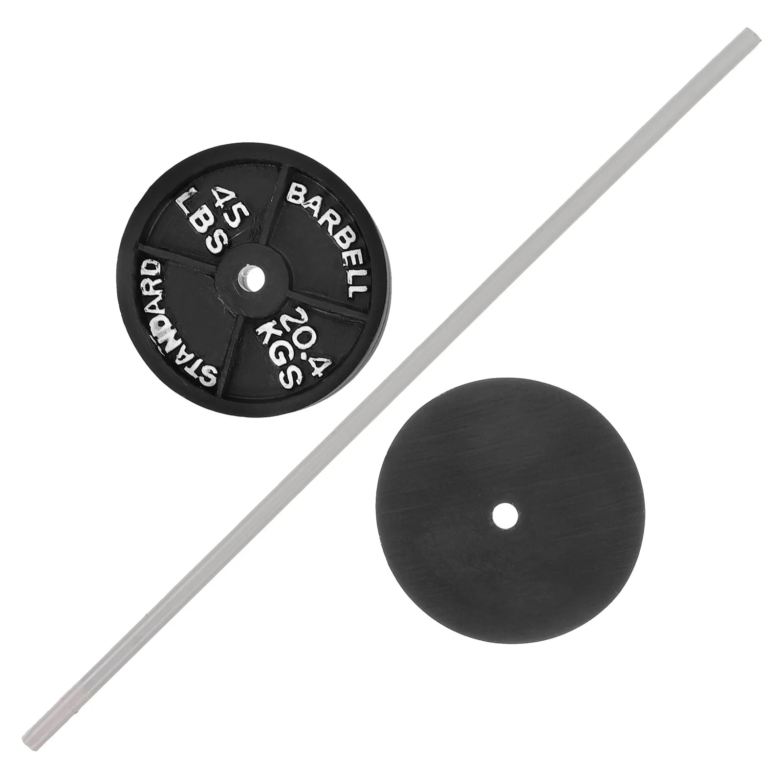 Mini jouets en plastique pour bébé, modèle d'haltères, accessoires de fitness, décoration de maison, ornement l'inventaire, petites courses d'haltères