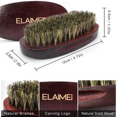 Kit de toilettage de barbe pour hommes, huile essentielle, baume avec ciseaux, peigne, brosse, ensemble de sang, style aléatoire, 03/Care, 6 pièces