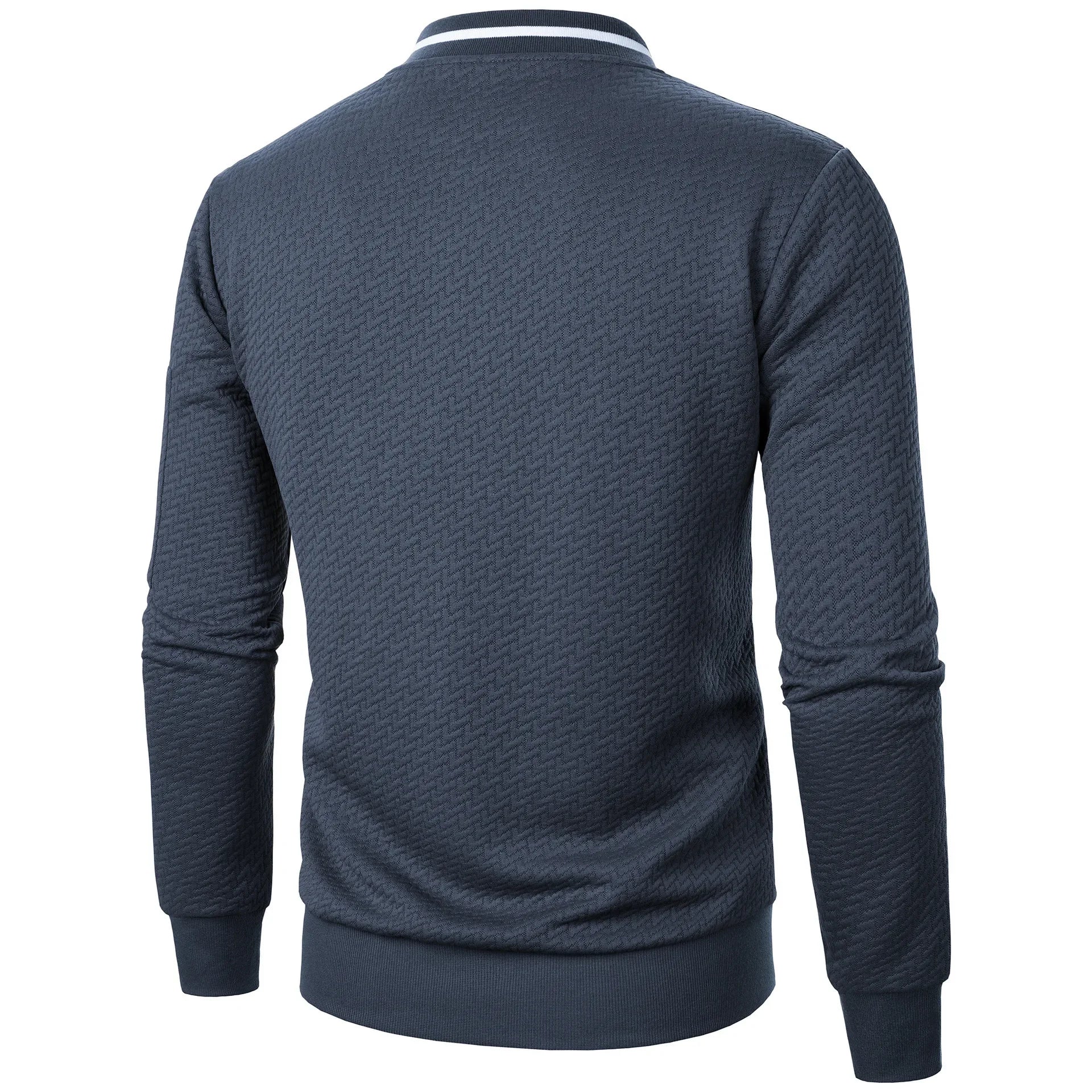 Veste de Baseball pour hommes, Streetwear, nouvelle mode d'automne, vestes décontractées de couleur unie pour hommes, manteau en tissu Jacquard pour hommes